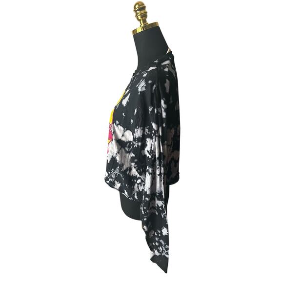 ASU Arizona State Throwback Upscape Apparel Long Sleeve Bleach Dye Graphic Tee - Picture 3 of 5